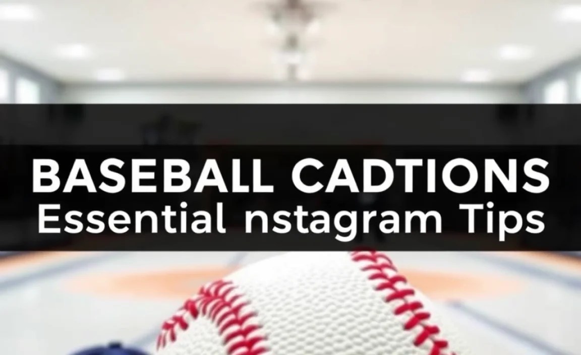 Baseball Captions: Essential Instagram Tips