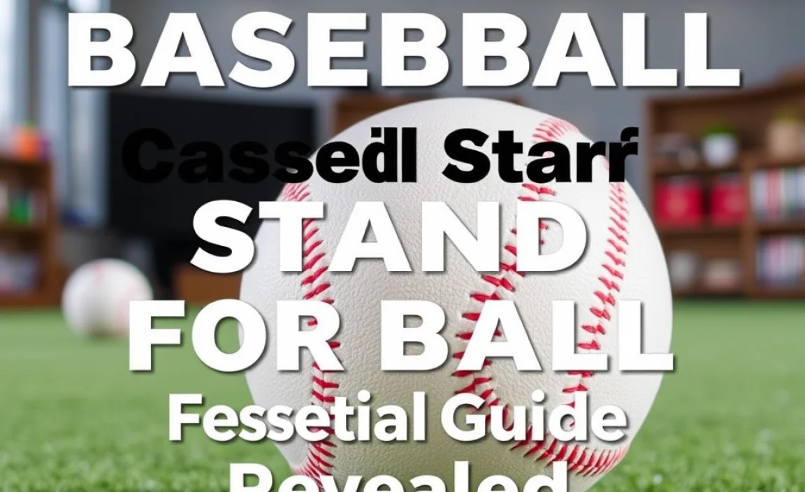 Baseball Stand for Ball: Essential Guide Revealed