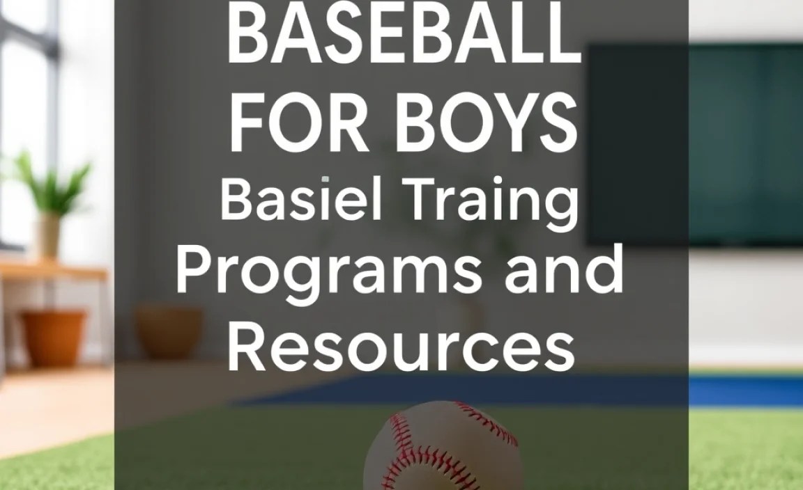 Baseball Training Programs and Resources