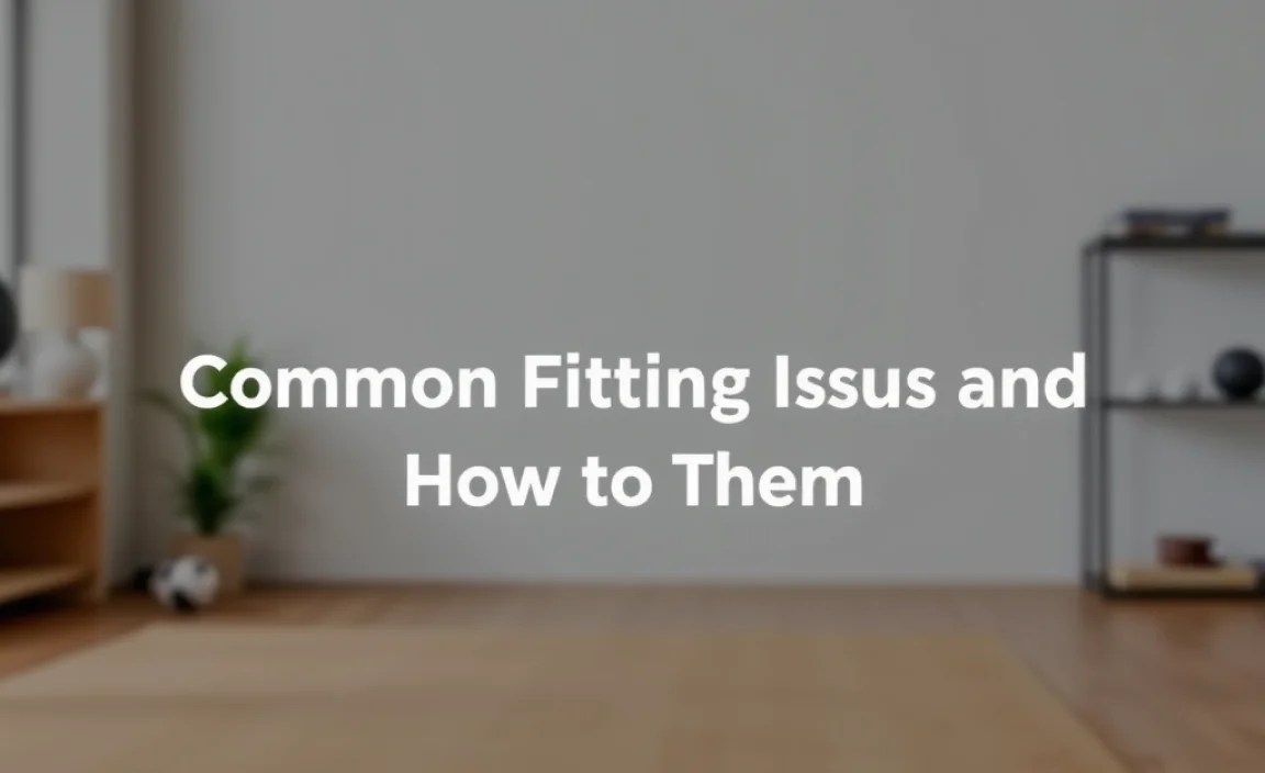 Common Fitting Issues and How to Solve Them