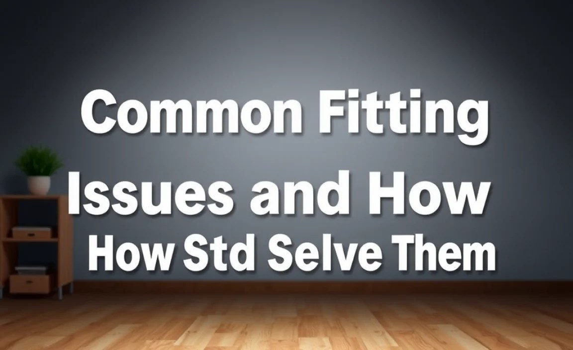 Common Fitting Issues and How to Solve Them