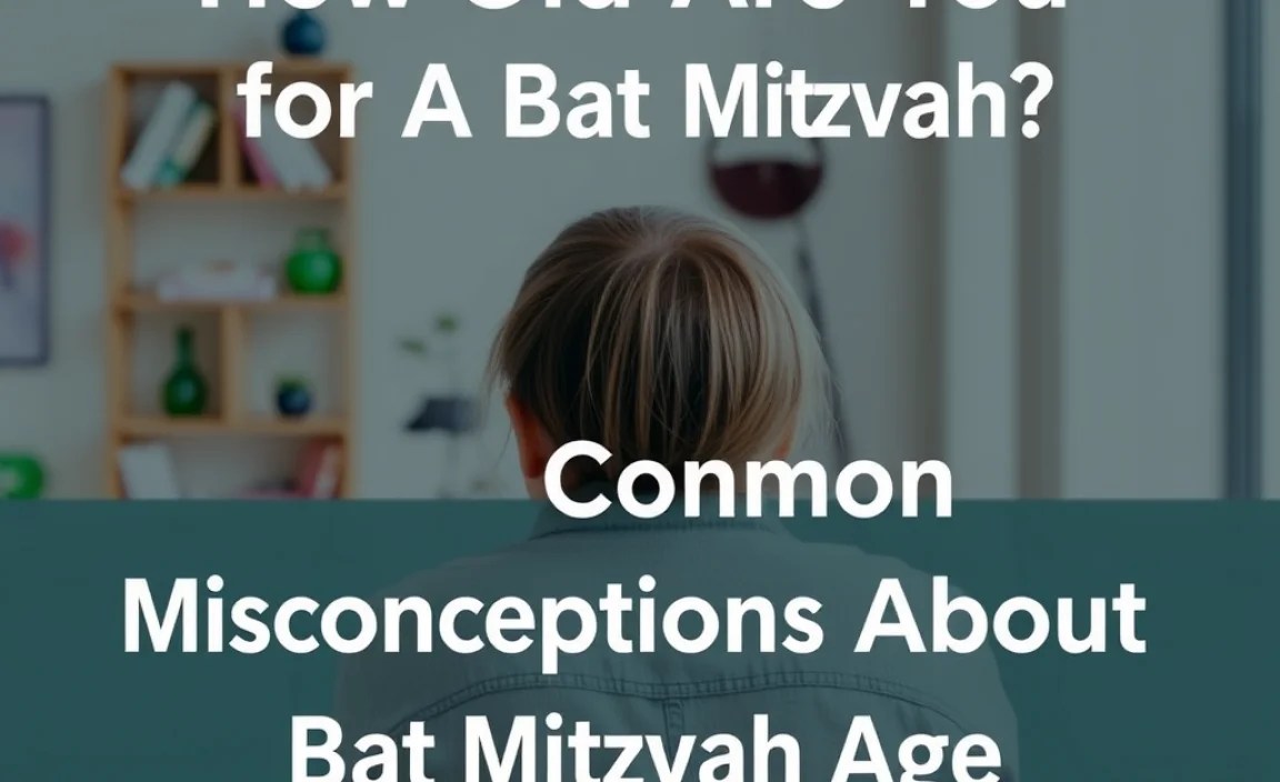 Common Misconceptions About Bat Mitzvah Age