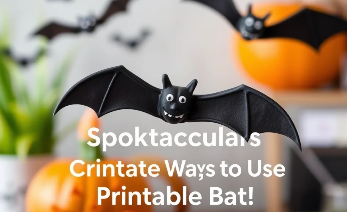 Creative Ways to Use Printable Bats