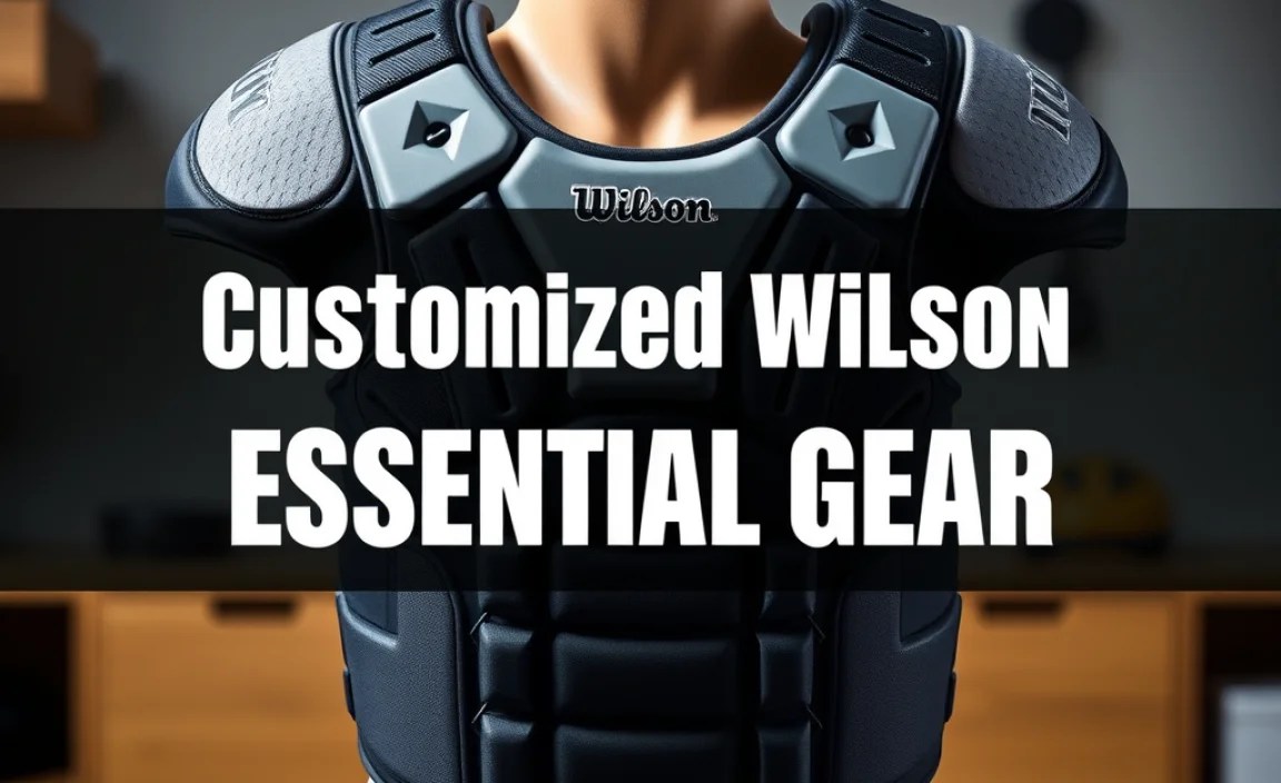 Customized Wilson Chest Protector: Essential Gear