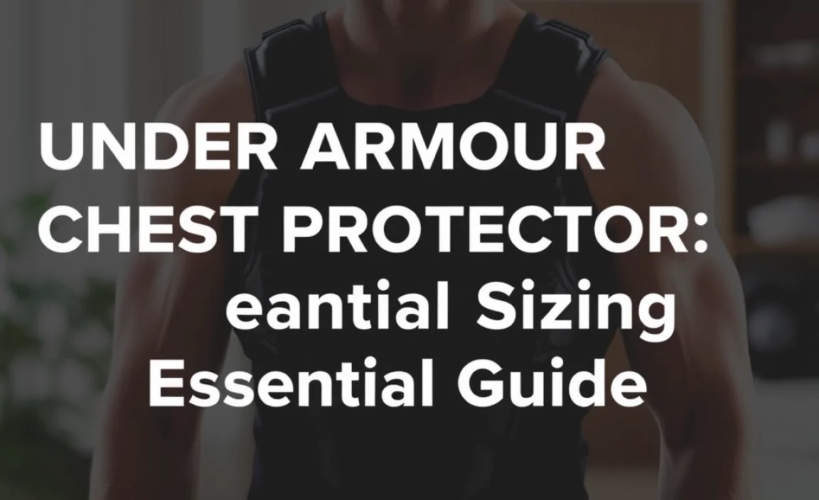 Decoding Under Armour Chest Protector Sizing Charts