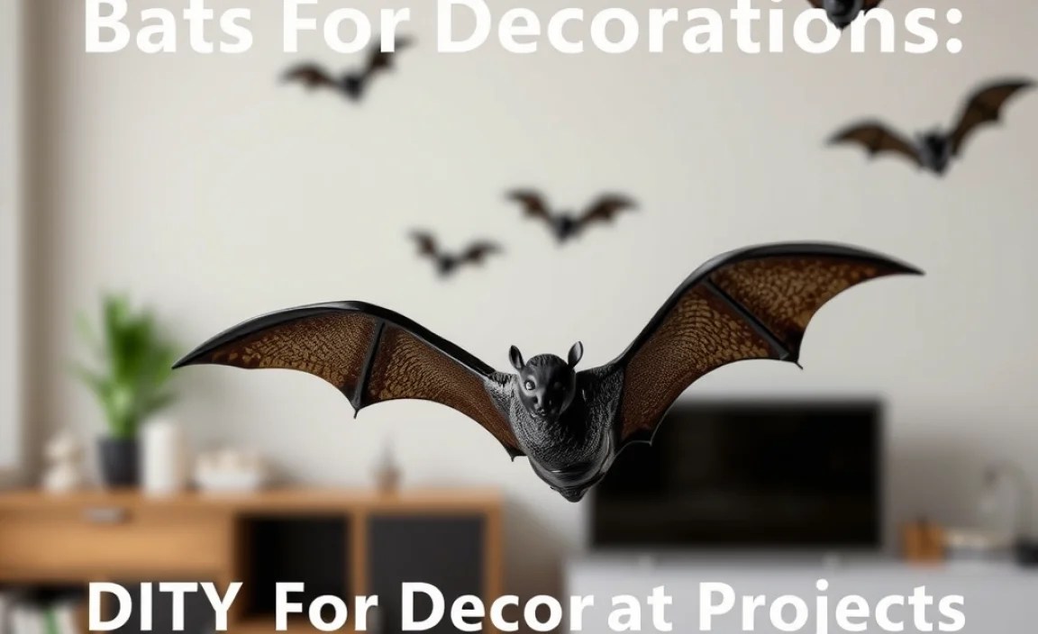 DIY Bat Decoration Projects
