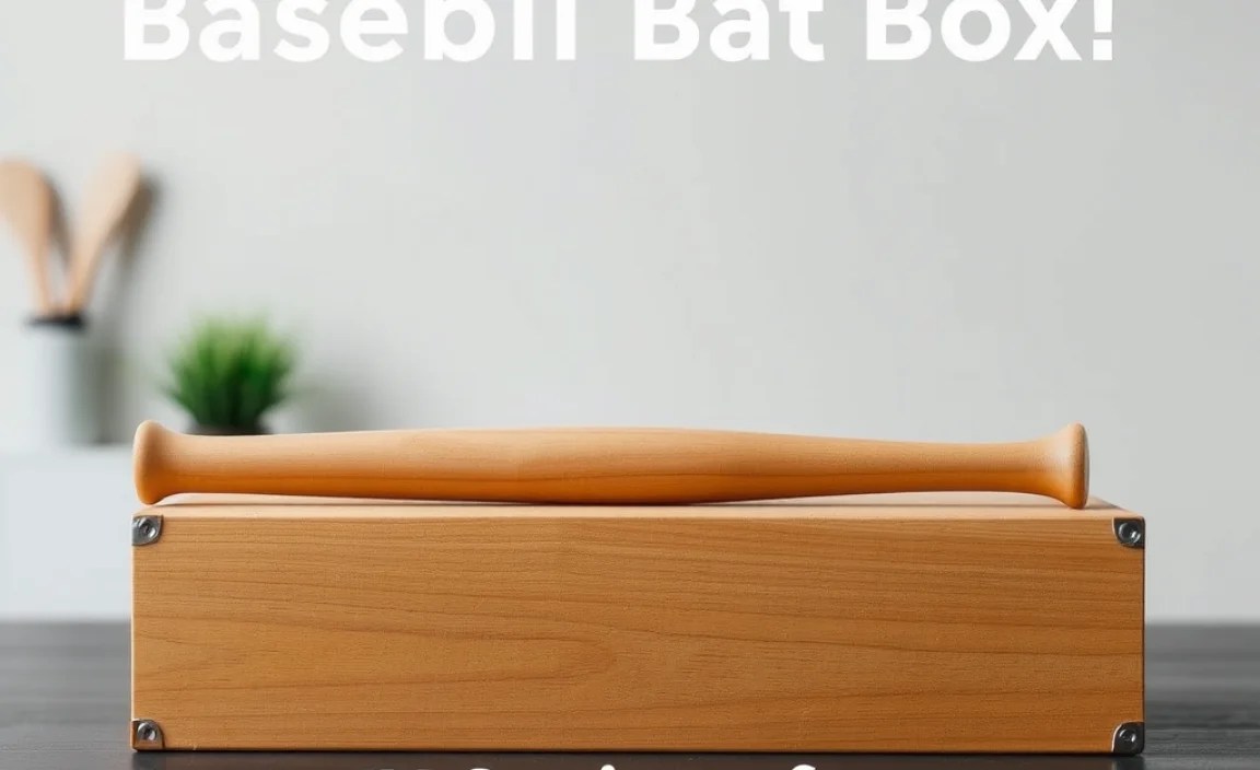 DIY Options for Baseball Bat Boxes