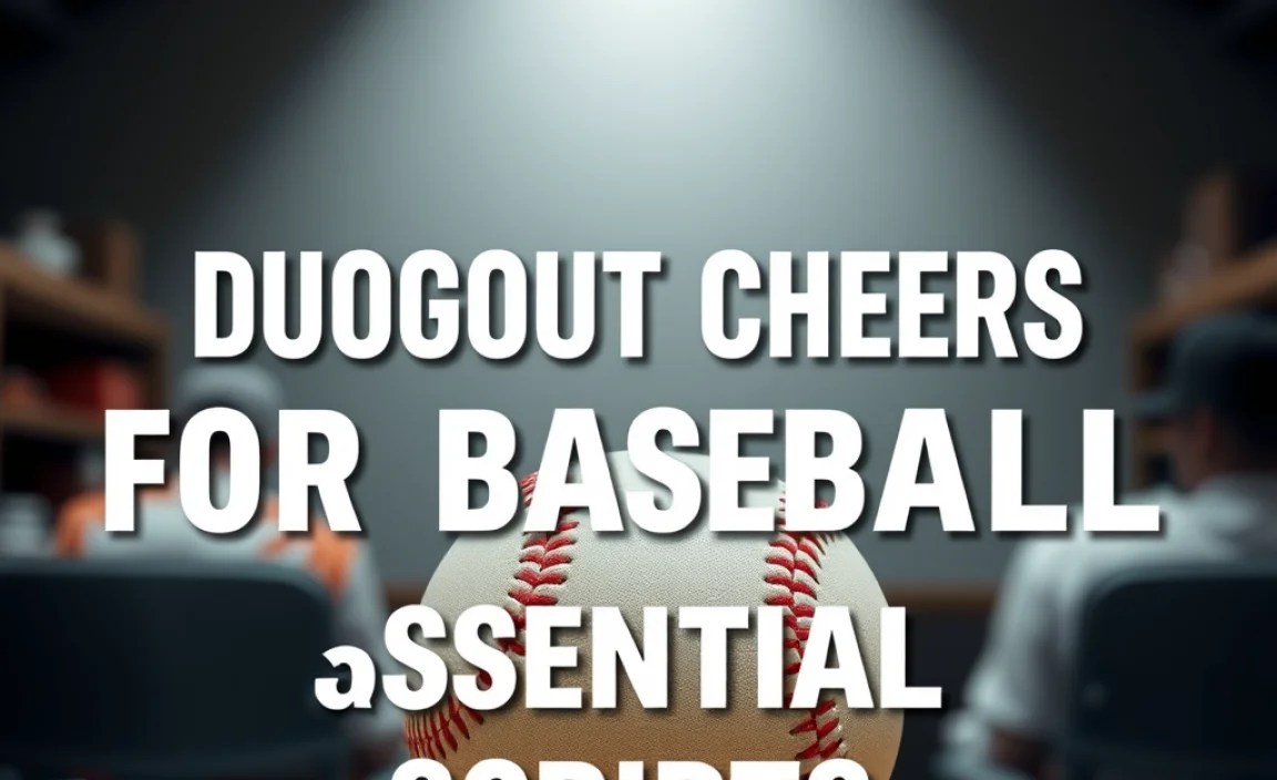 Dugout Cheers For Baseball: Essential Scripts