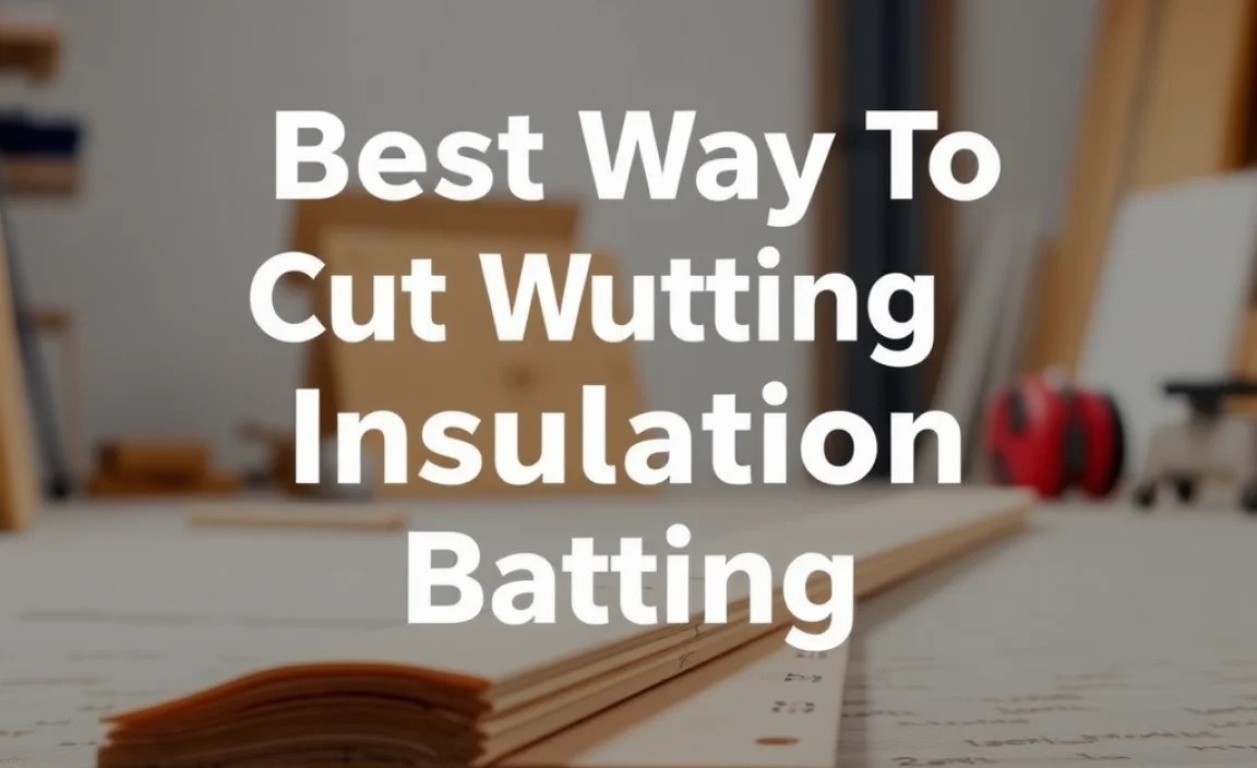 Enhancing Efficiency in Cutting Insulation Batting