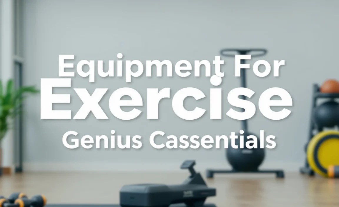 Equipment For Exercise: Genius Gear Essentials