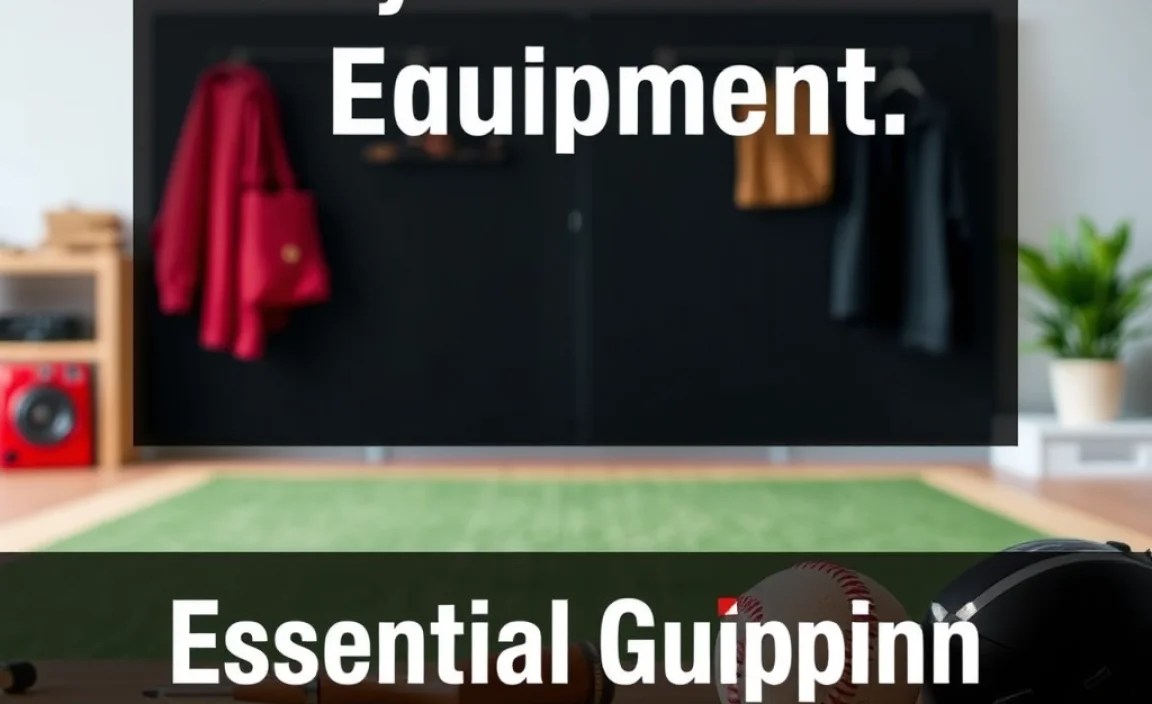 Essential Baseball Equipment and Considerations