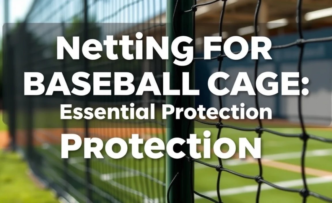Essential Features for Baseball Cage Netting