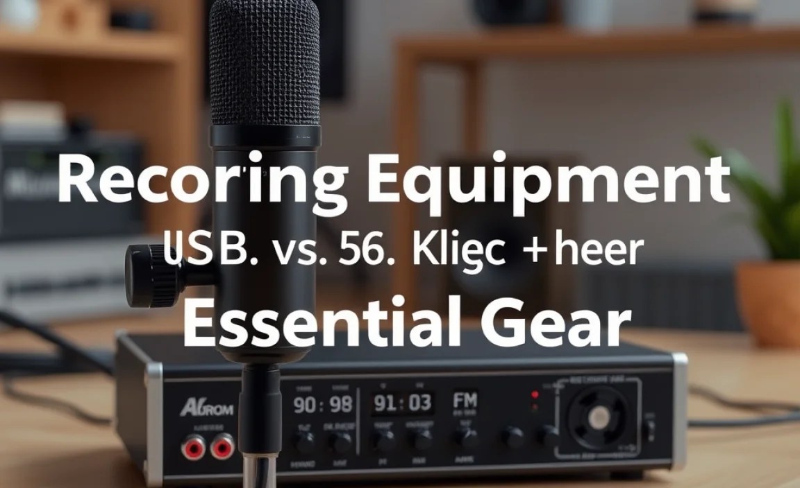 Gear Comparison: USB Mic vs. XLR Mic + Interface