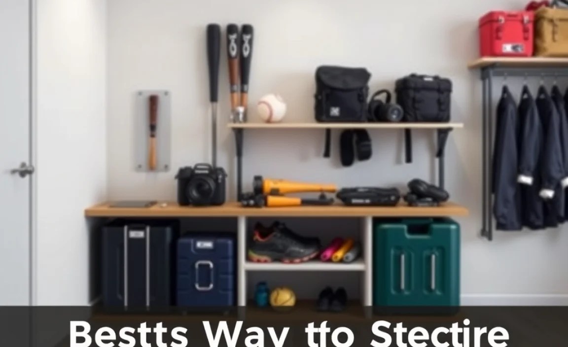 Genius Tips for Specific Baseball Equipment Storage