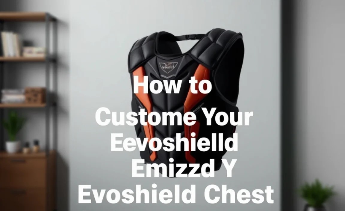 How to Customize Your Evoshield Chest Protector