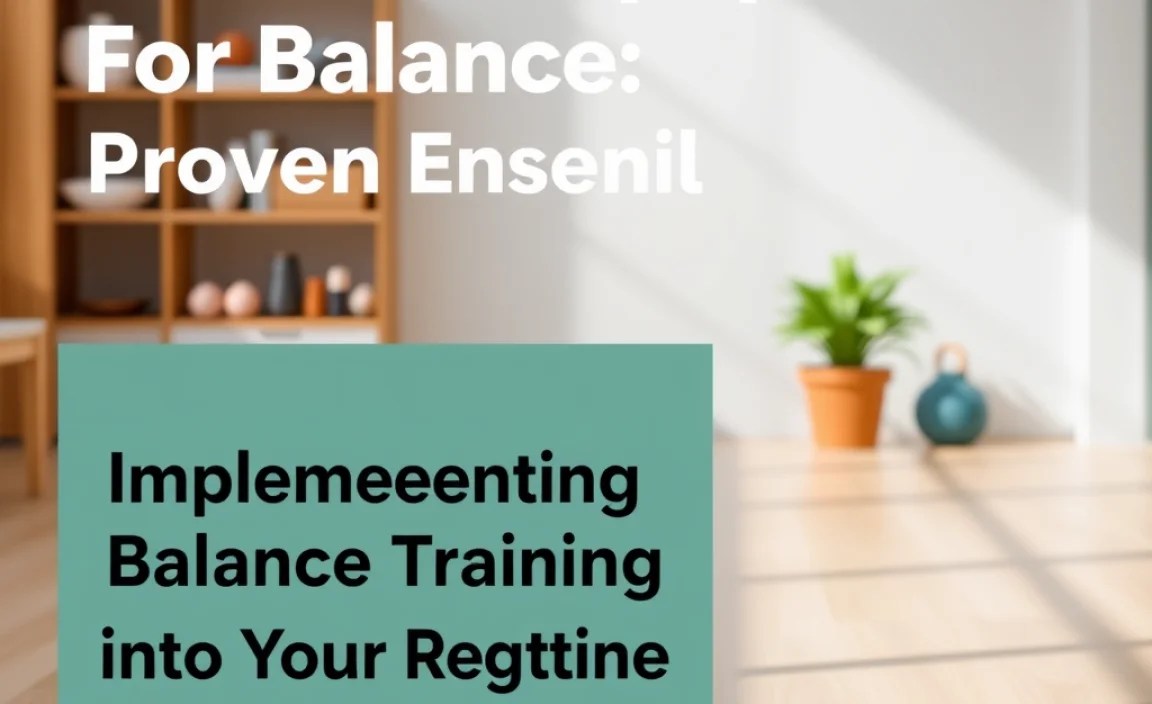 Implementing Balance Training into Your Routine