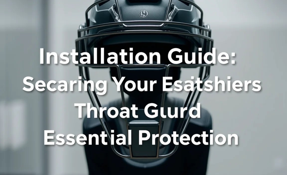 Installation Guide: Securing Your Evoshield Throat Guard