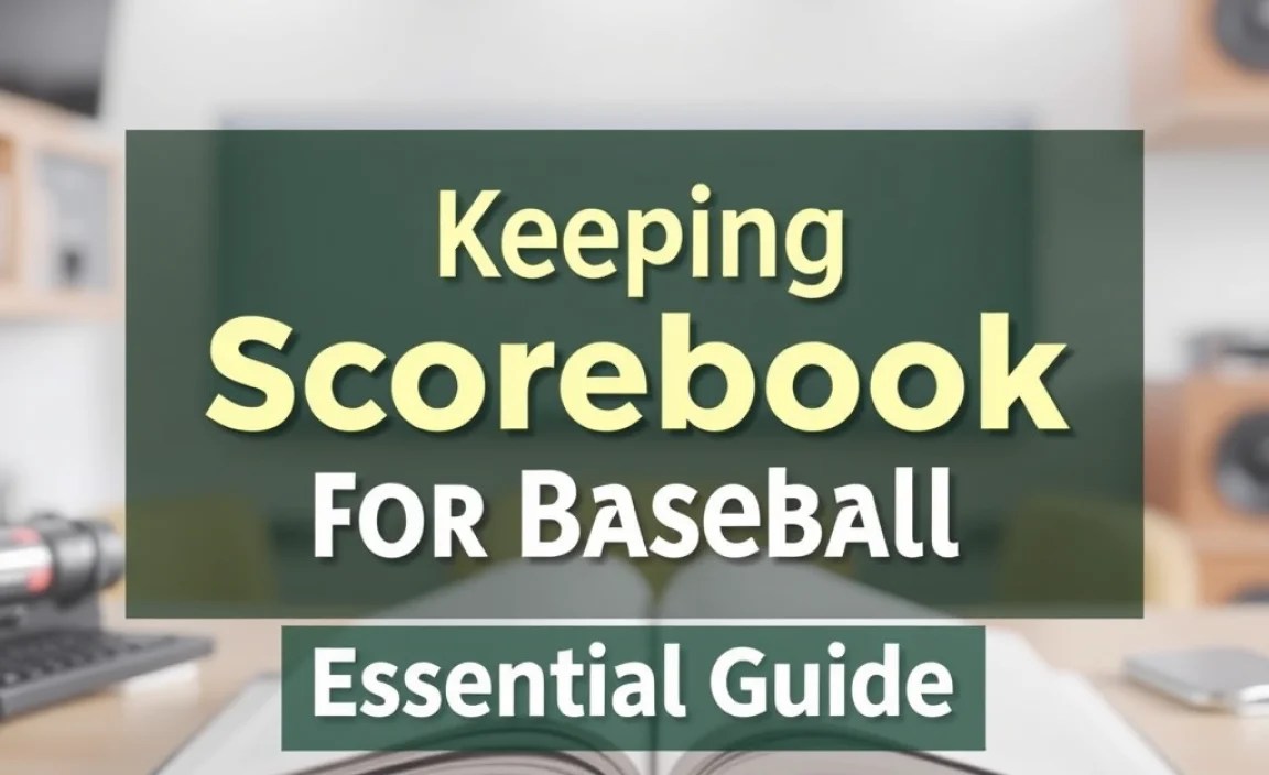 Keeping Scorebook for Baseball: Essential Guide