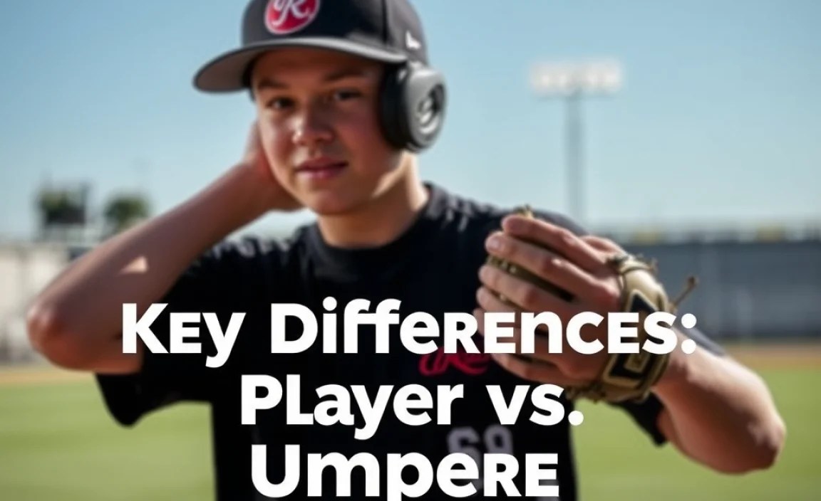 Key Differences: Player vs. Umpire Gear