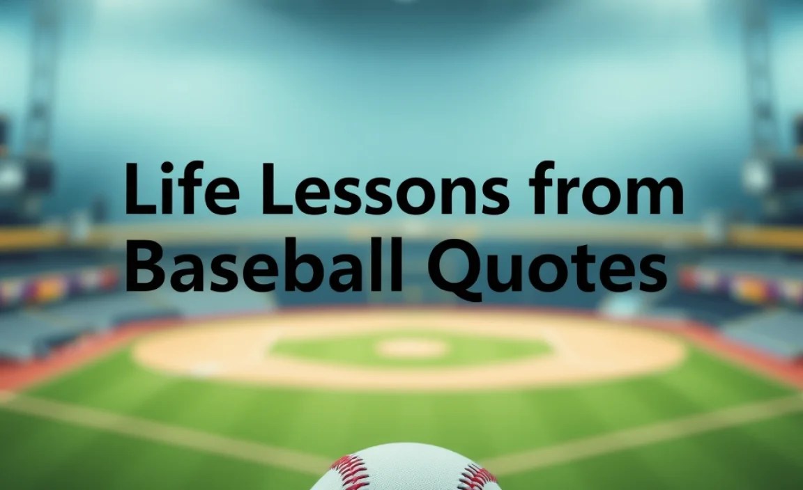 Life Lessons from Baseball Quotes