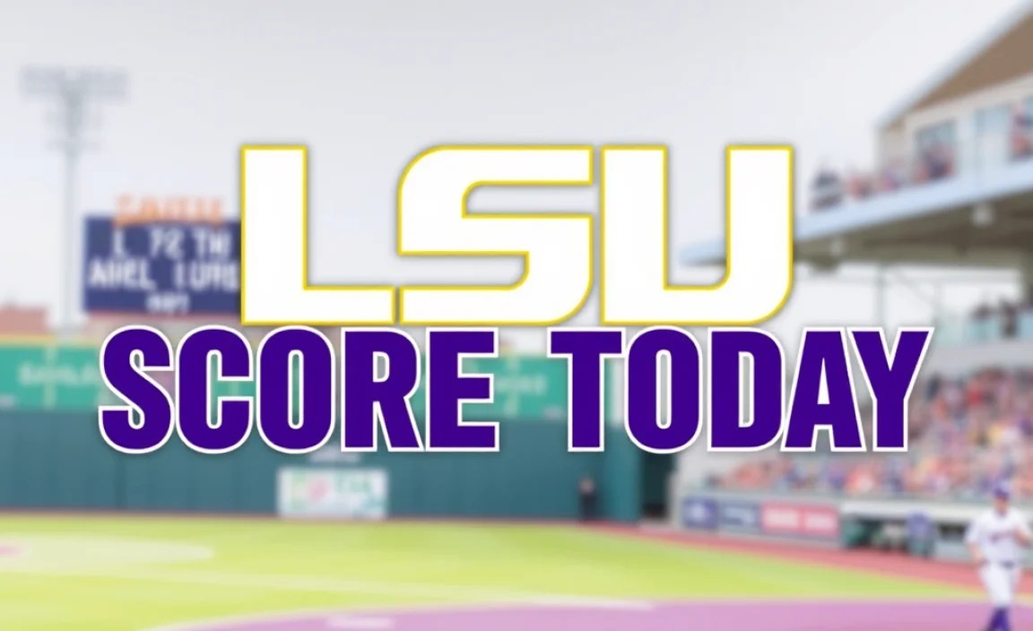 LSU Baseball Score Today: Essential Update