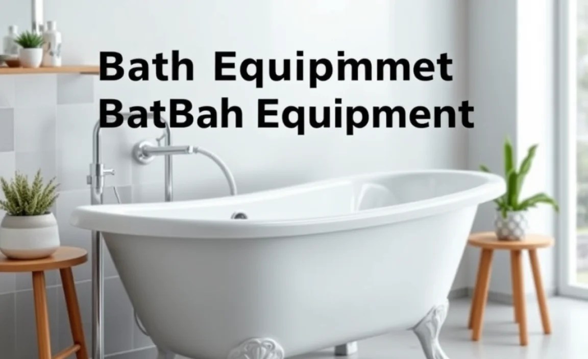 Maintaining Your Bath Equipment