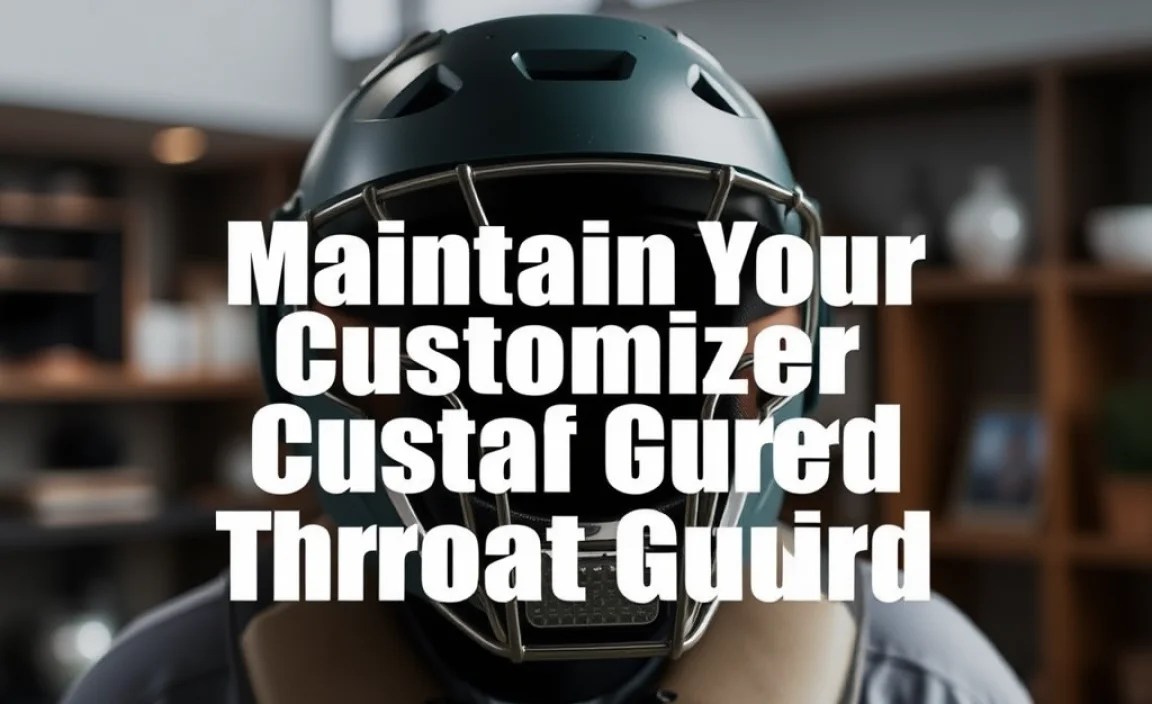 Maintaining Your Customized Throat Guard