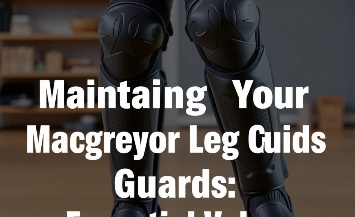 Maintaining Your MacGregor Leg Guards