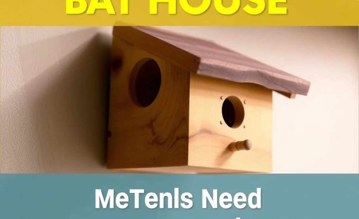 Materials Needed for Building a Bat House