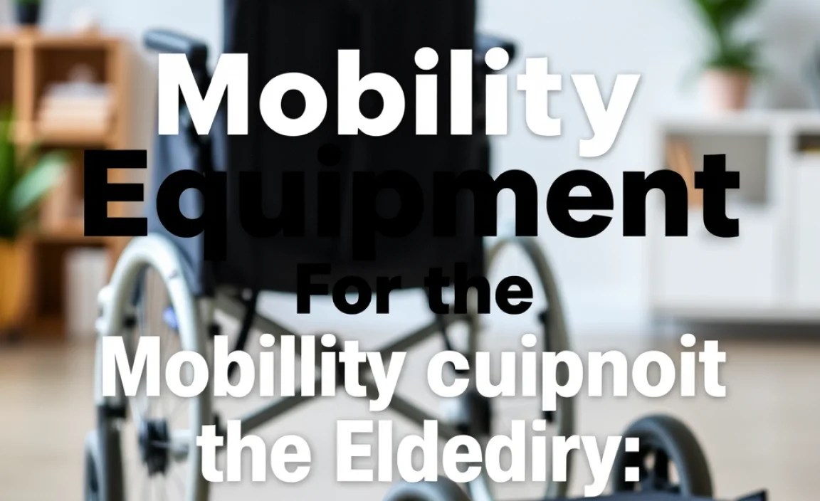 Mobility Equipment For The Elderly: Essential Guide