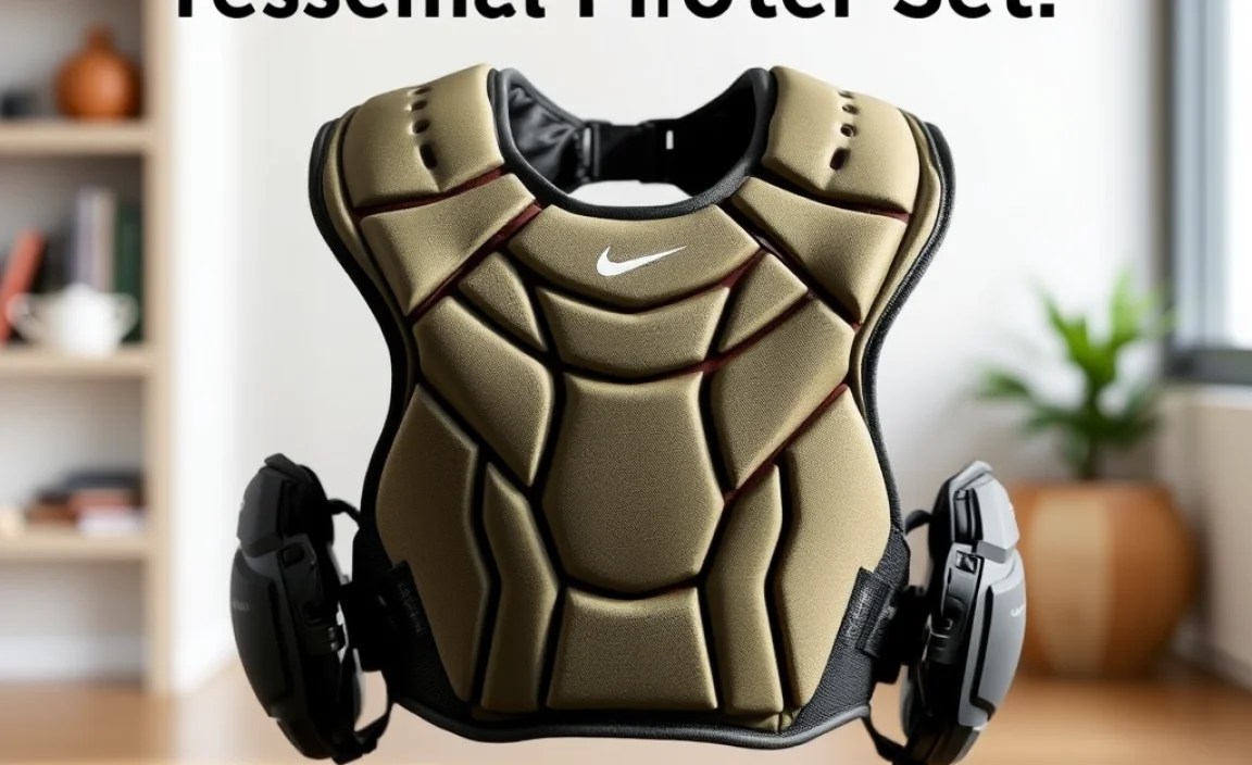 Nike Catcher’s Chest Protector Sizing Guide (Example)