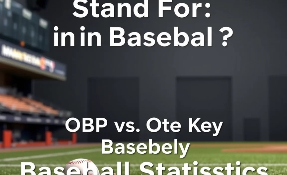 OBP vs. Other Key Baseball Statistics