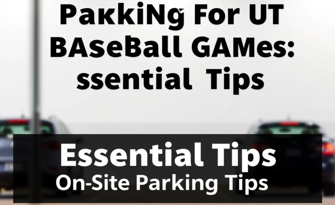 On-Site Parking Tips