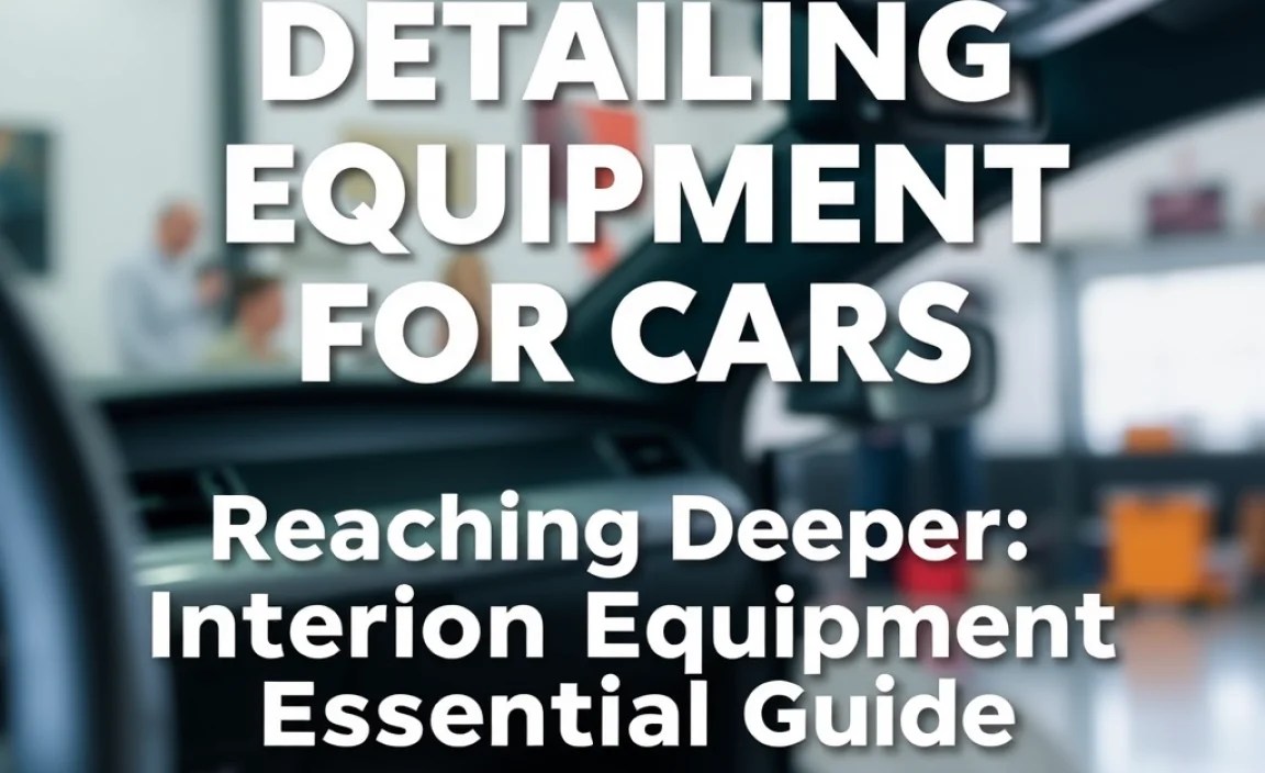 Reaching Deeper: Interior Detailing Equipment