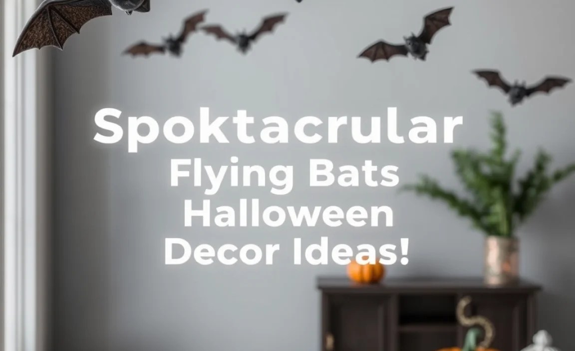 Safety Tips for Using Bat Decorations