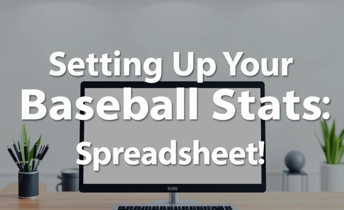 Setting Up Your Baseball Stats Spreadsheet