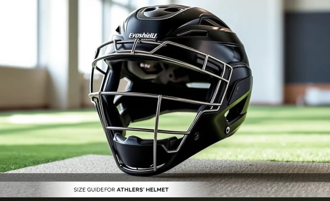 Size Guide for Evoshield Catchers Helmets
