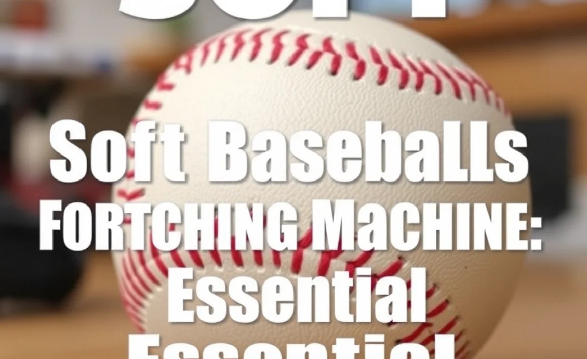 Soft Baseballs for Pitching Machine: Essential Practice