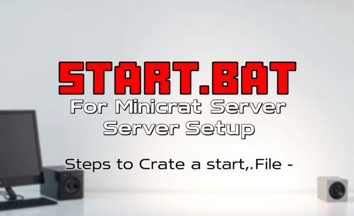 Steps to Create a start.bat File