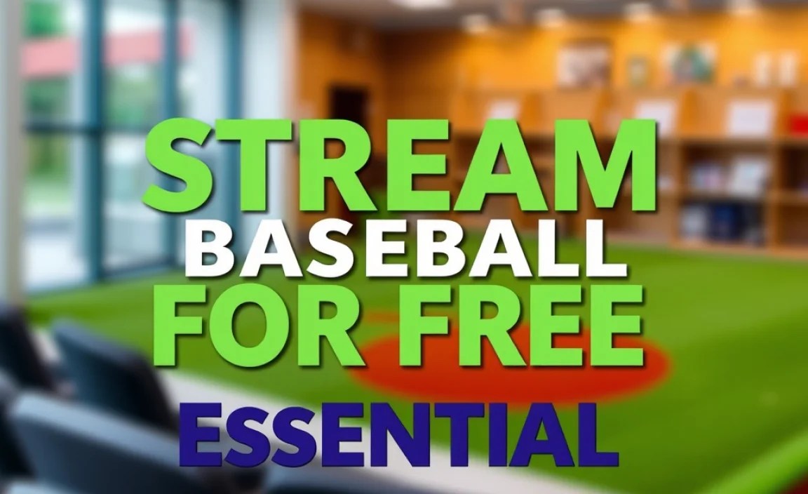 Stream Baseball For Free: Essential Guide