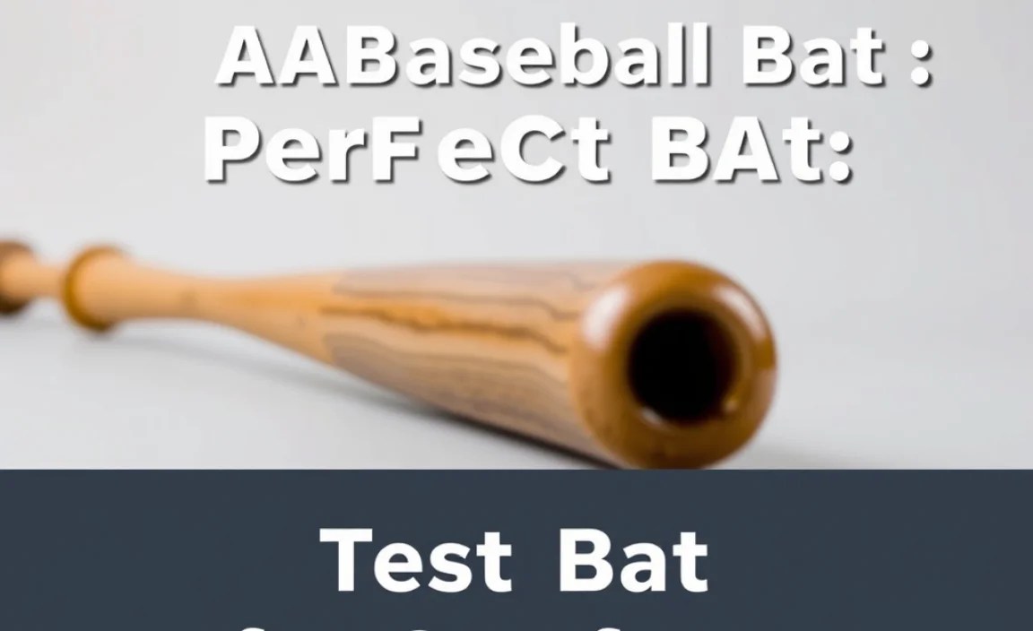Testing the Bat for Comfort