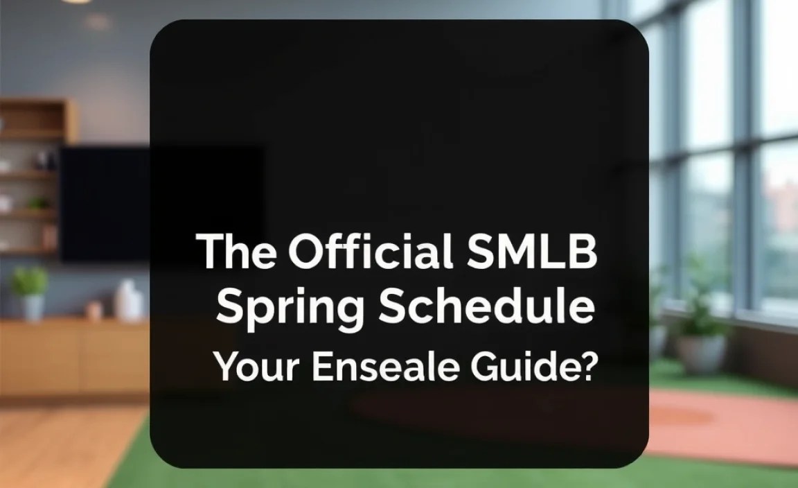 The Official MLB Spring Training Schedule
