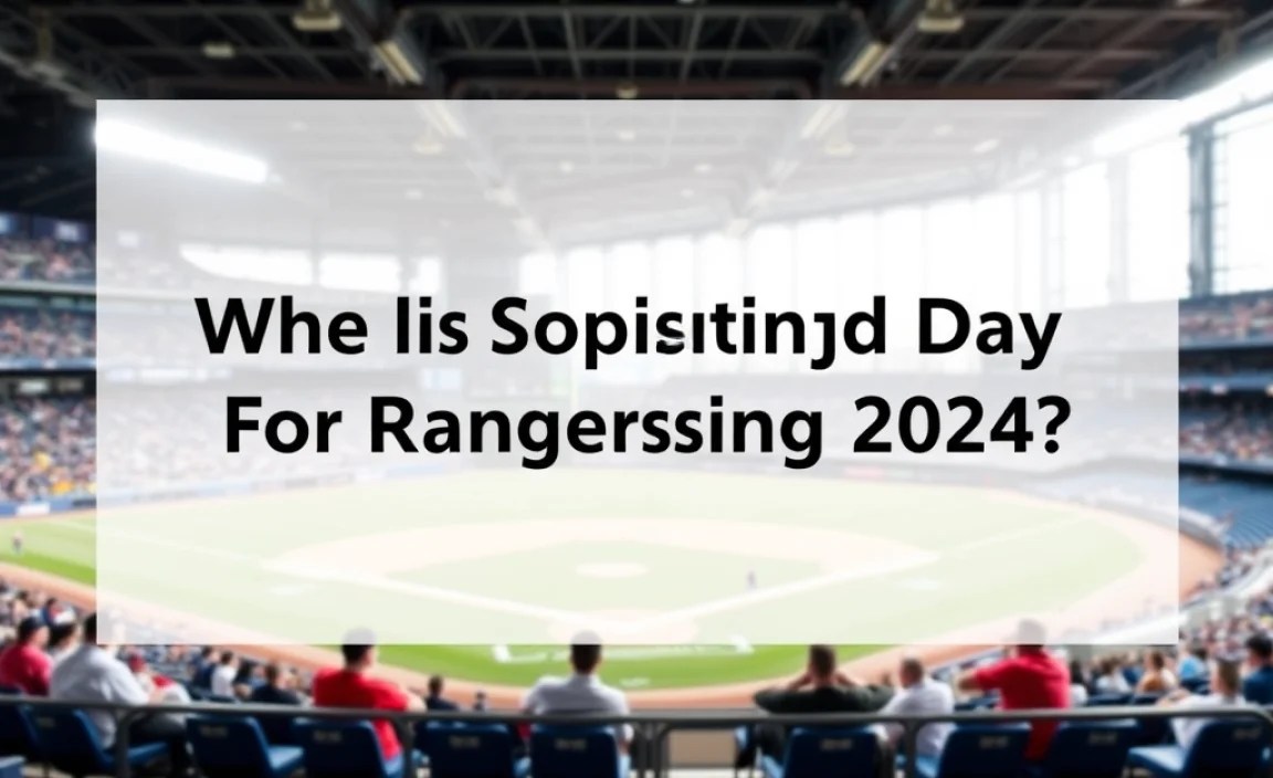 Tips for Attending Opening Day