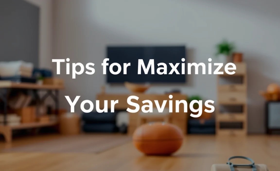 Tips for Maximizing Your Savings