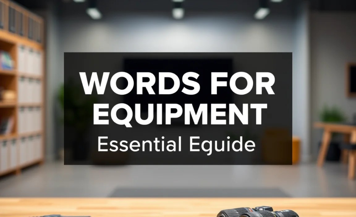 Tools for Improvement: Training Equipment