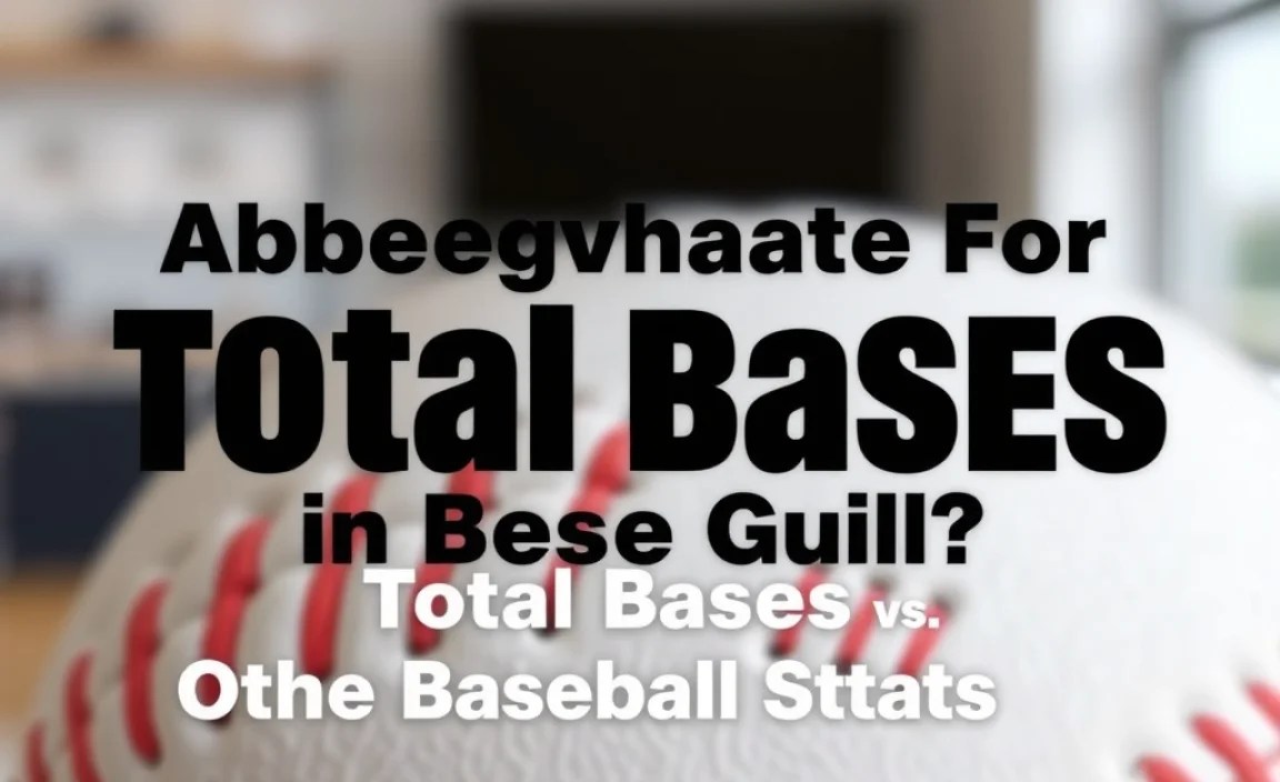 Total Bases vs. Other Baseball Stats