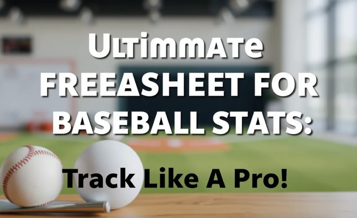 Ultimate Spreadsheet For Baseball Stats: Track Like A Pro!