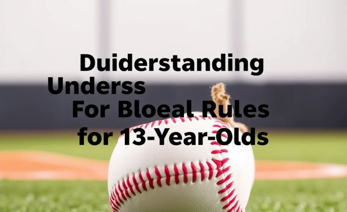 Understanding Baseball Rules for 13-Year-Olds