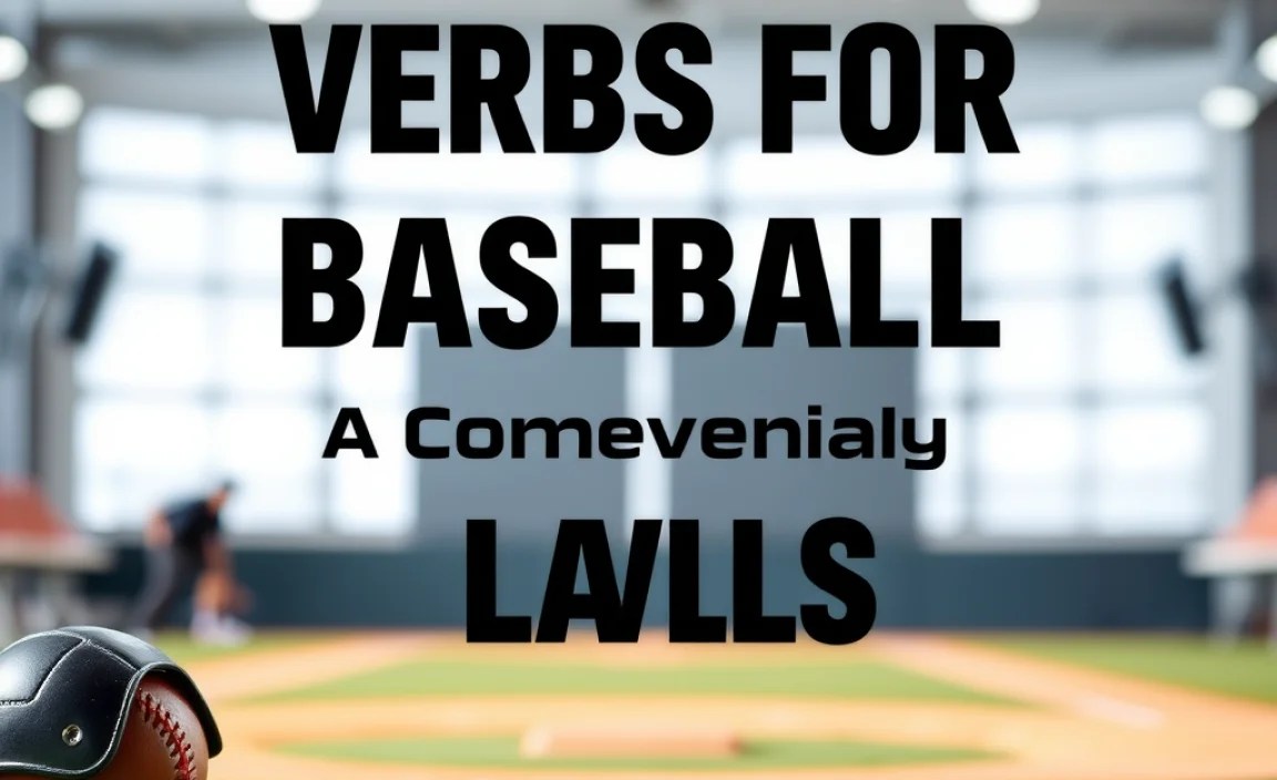 Verbs for Baseball: A Comparison Table