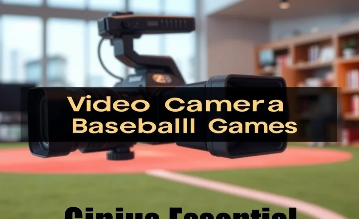 Video Camera for Baseball Games: Genius Essential